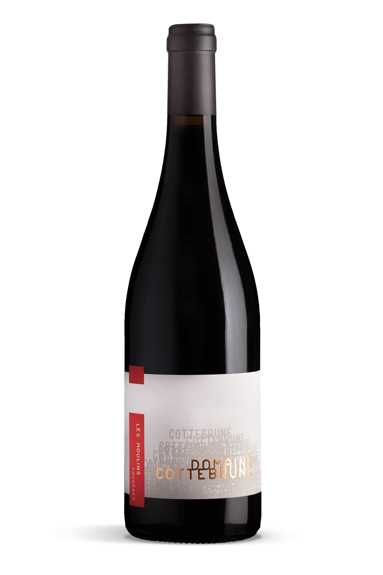 bouteille les moulins cottebrune vin