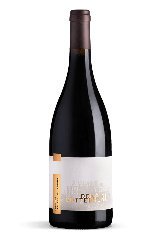 bouteille parole de berger cottebrune vin