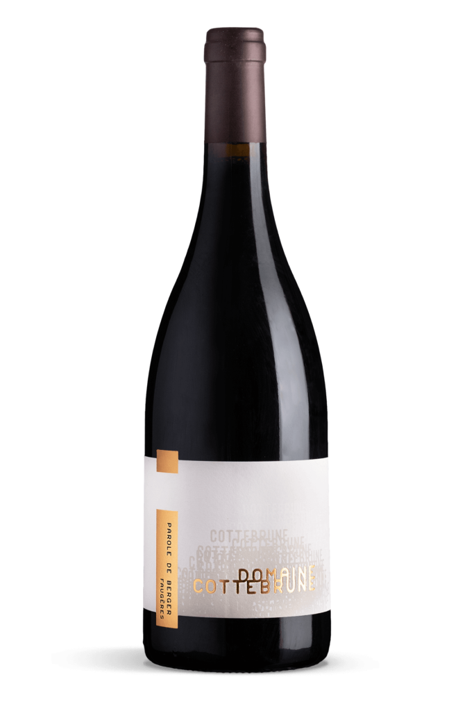 bouteille parole de berger cottebrune vin