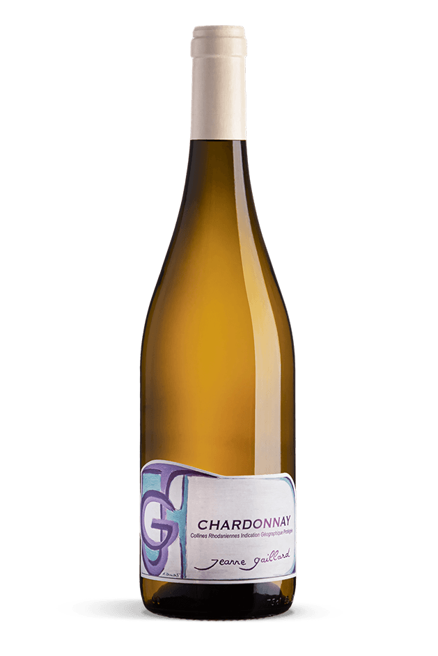 chardonnay bouteille domaine jeanne gaillard vin famille pierre gaillard vallée du rhône