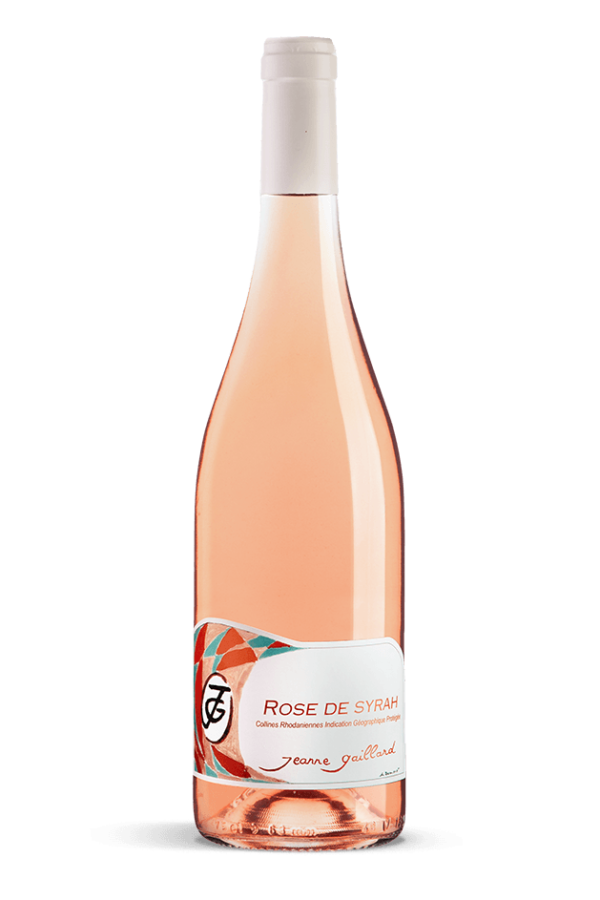 rosé de syrah bouteille domaine jeanne gaillard vin famille pierre gaillard vallée du rhône