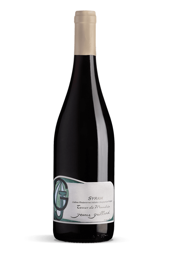 syrah bouteille domaine jeanne gaillard vin famille pierre gaillard vallée du rhône