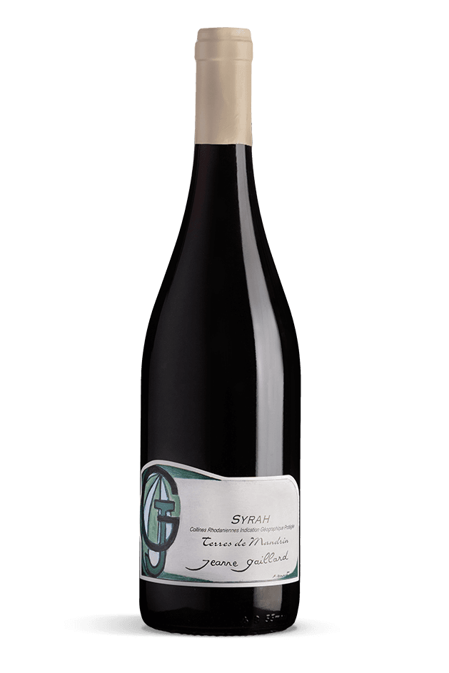 syrah bouteille domaine jeanne gaillard vin famille pierre gaillard vallée du rhône